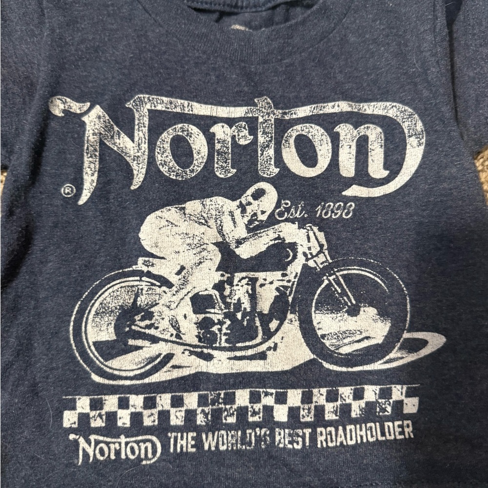 Navy Blue Kids Short Sleeve Tee